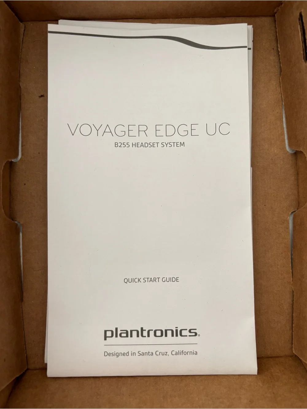 Plantronics Voyager Edge UC B255 Wireless Bluetooth Headset System New in Box
